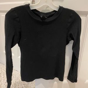 Club Monaco black long sleeve shirt